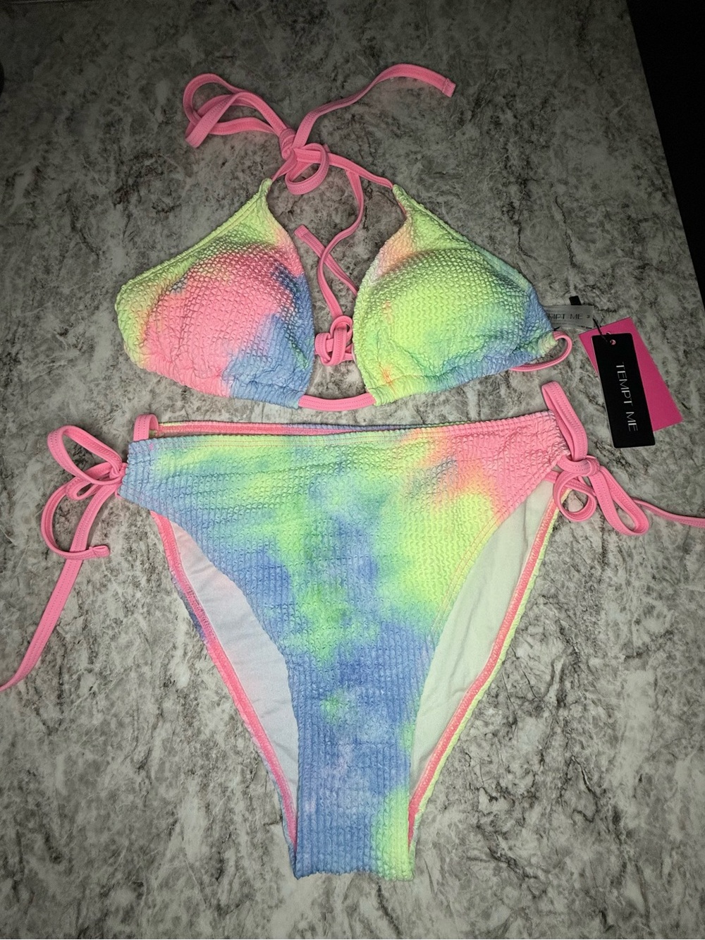 Colorful High Waisted Bikini